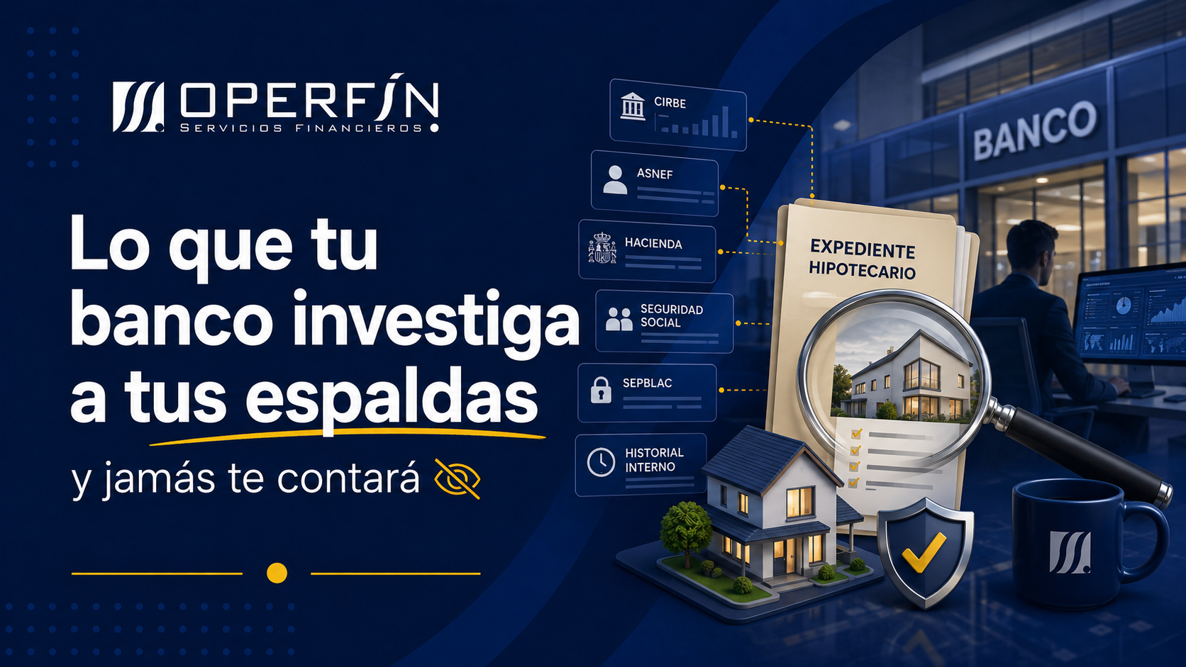 Lo que tu banco de siempre investiga a tus espaldas (y jamás te contará)
