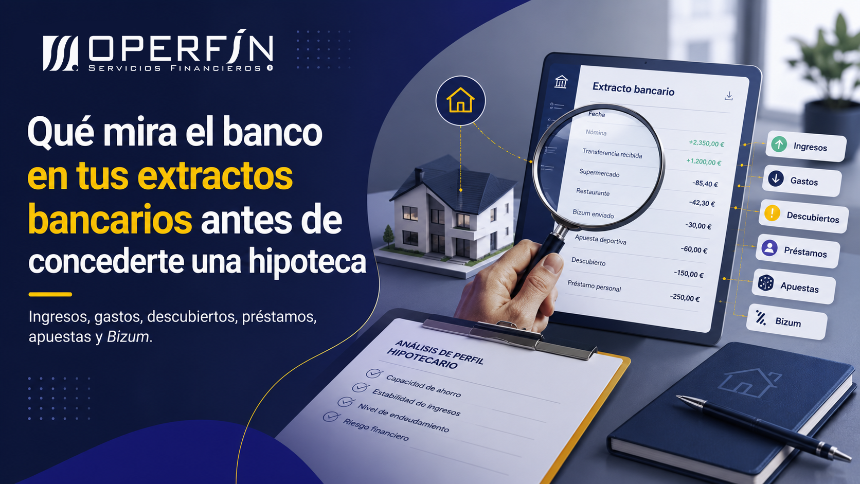 ¿Por qué el banco revisa tus extractos antes de concederte una hipoteca?