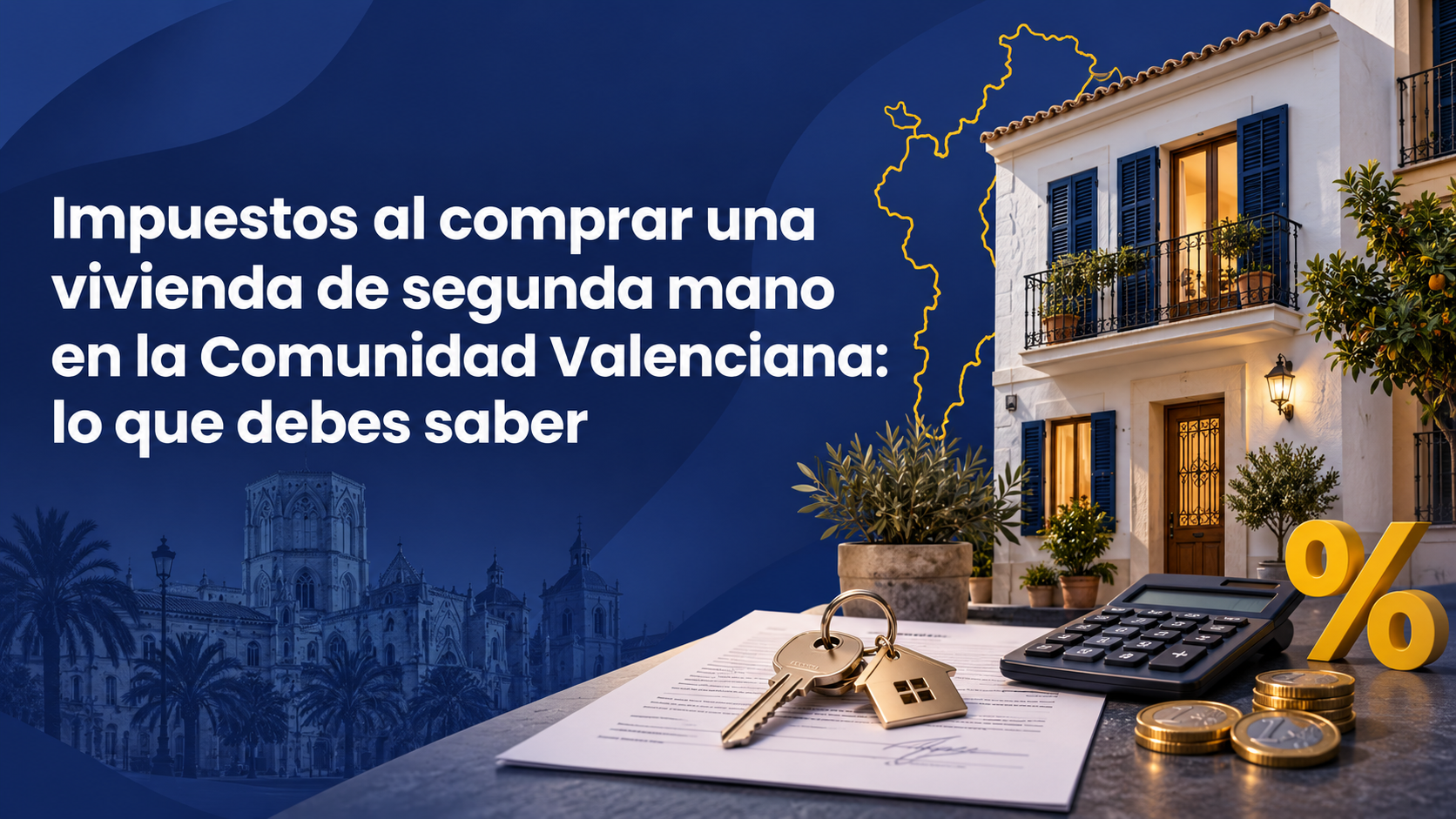 Impuestos al comprar una vivienda de segunda mano en la Comunidad Valenciana en 2026